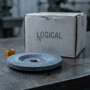 Depressed Center Grinding Wheel — 7in x 1/4in x 7/8in, 10 pk