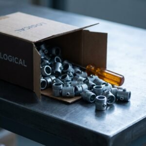 EMT Conduit Fitting — 1in Set-Screw Coupling, 50 pk