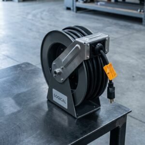 Retractable Cord Reel — Heavy Duty 100ft, 10/3