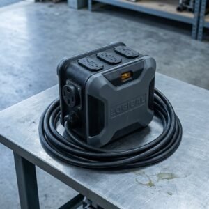 Temporary Power Distribution Box — 50A Spider Box, 4 GFCI Outlets