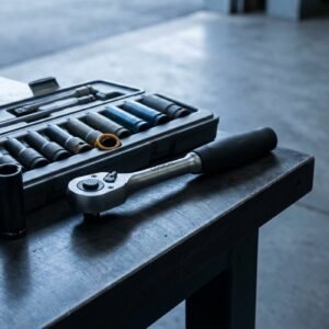 Ratchet & Socket Set — 1/2in Drive Impact, 26-Piece Deep