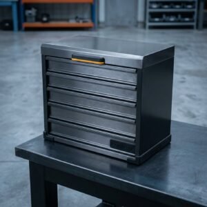 Steel Tool Chest — 26in, 5-Drawer, Ball Bearing