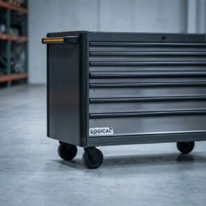 Steel Tool Chest — 41in, 9-Drawer Roller Cabinet