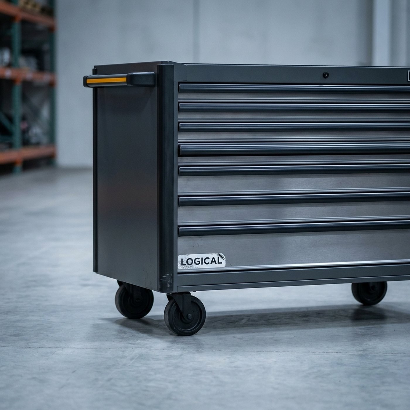 Steel Tool Chest — 41in, 9-Drawer Roller Cabinet