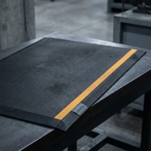 Anti-Fatigue Mat — 3ft x 5ft, Beveled, Black