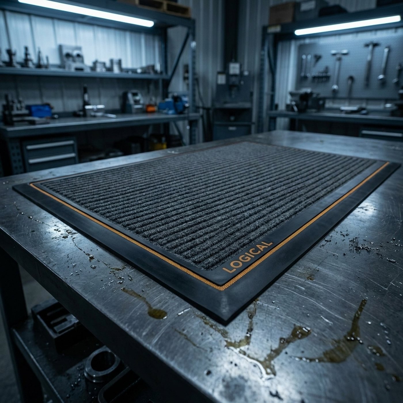 Entrance Mat — 4ft x 6ft, Scraper, Rubber Backed