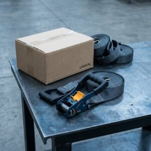 Ratchet Tie-Down Strap — 2in x 27ft, 10,000 lb, 4 pk