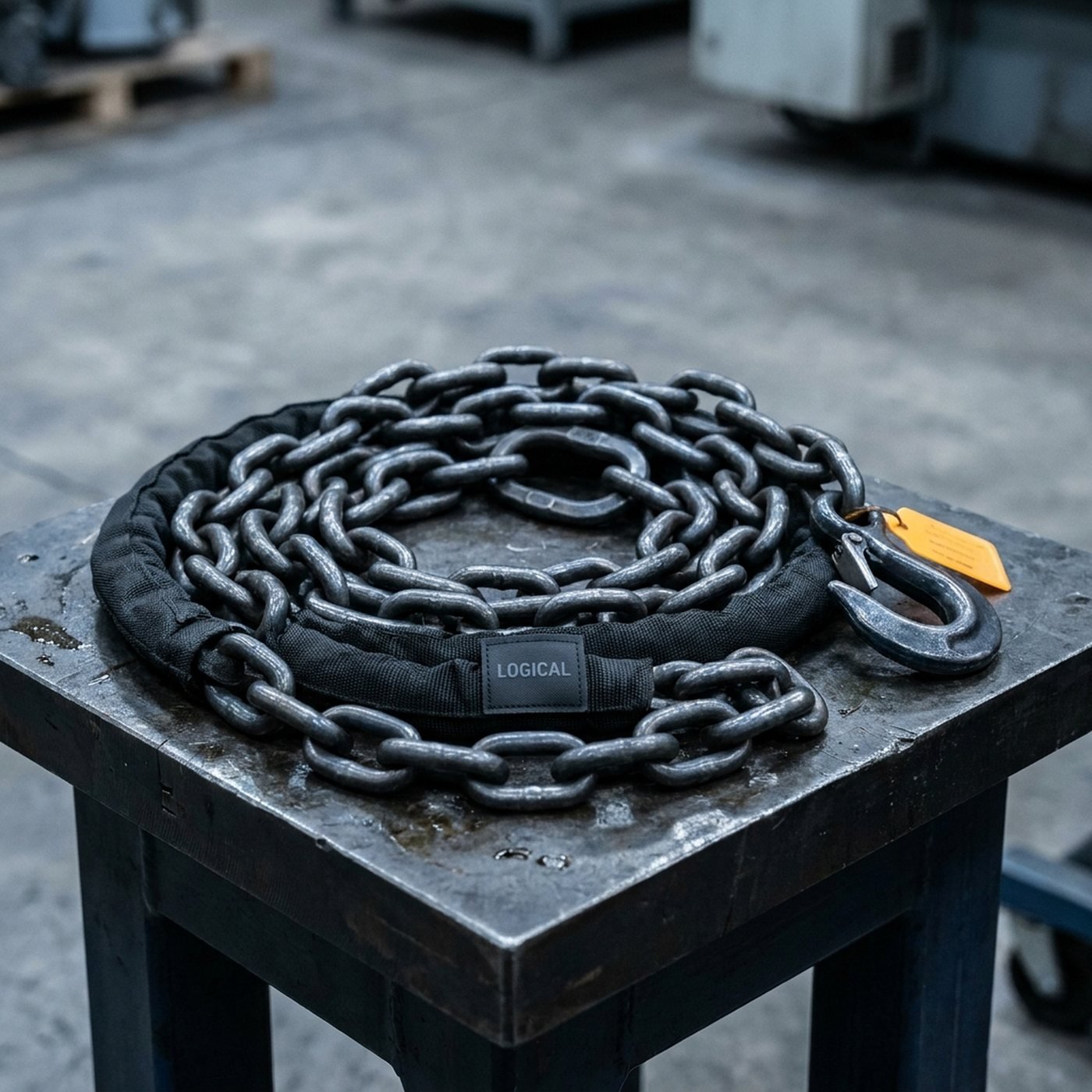 Alloy Chain Sling — Grade 100, Single Leg, 8ft, 8,800 lb