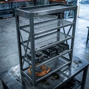 Steel Shelving Unit — 72in x 48in x 24in, 5-Shelf, 1,500 lb