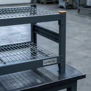 Steel Shelving Unit — 87in x 48in x 24in, Boltless Rivet