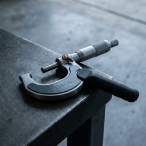 Outside Micrometer — 0-1in, .0001in, Carbide Faces