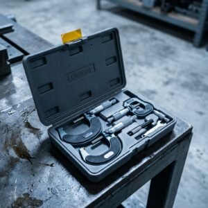 Outside Micrometer — 0-4in Set, 4-Piece, Case