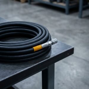 Rubber Air Hose — 1/2in x 50ft, 300 PSI