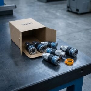 Quick-Connect Coupler Set — 3/8in High Flow, 6 pk