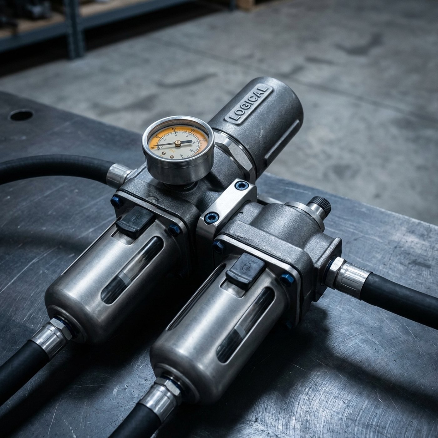 Filter Regulator Lubricator — 3/4in NPT Heavy Duty FRL