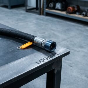 Hydraulic Hose Assembly — 3/4in x 60in, 4-Spiral, 4,000 PSI