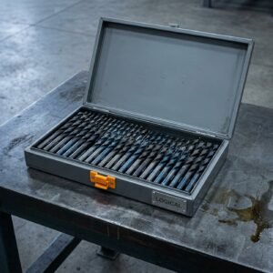Cobalt Drill Bit Set — 115-Piece, Fractional/Letter/Number