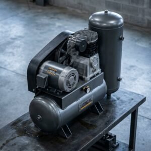 Air Compressor — 80 Gallon, 5 HP, Two-Stage, 230V