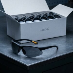 Safety Glasses — Smoke Lens, 12 pk