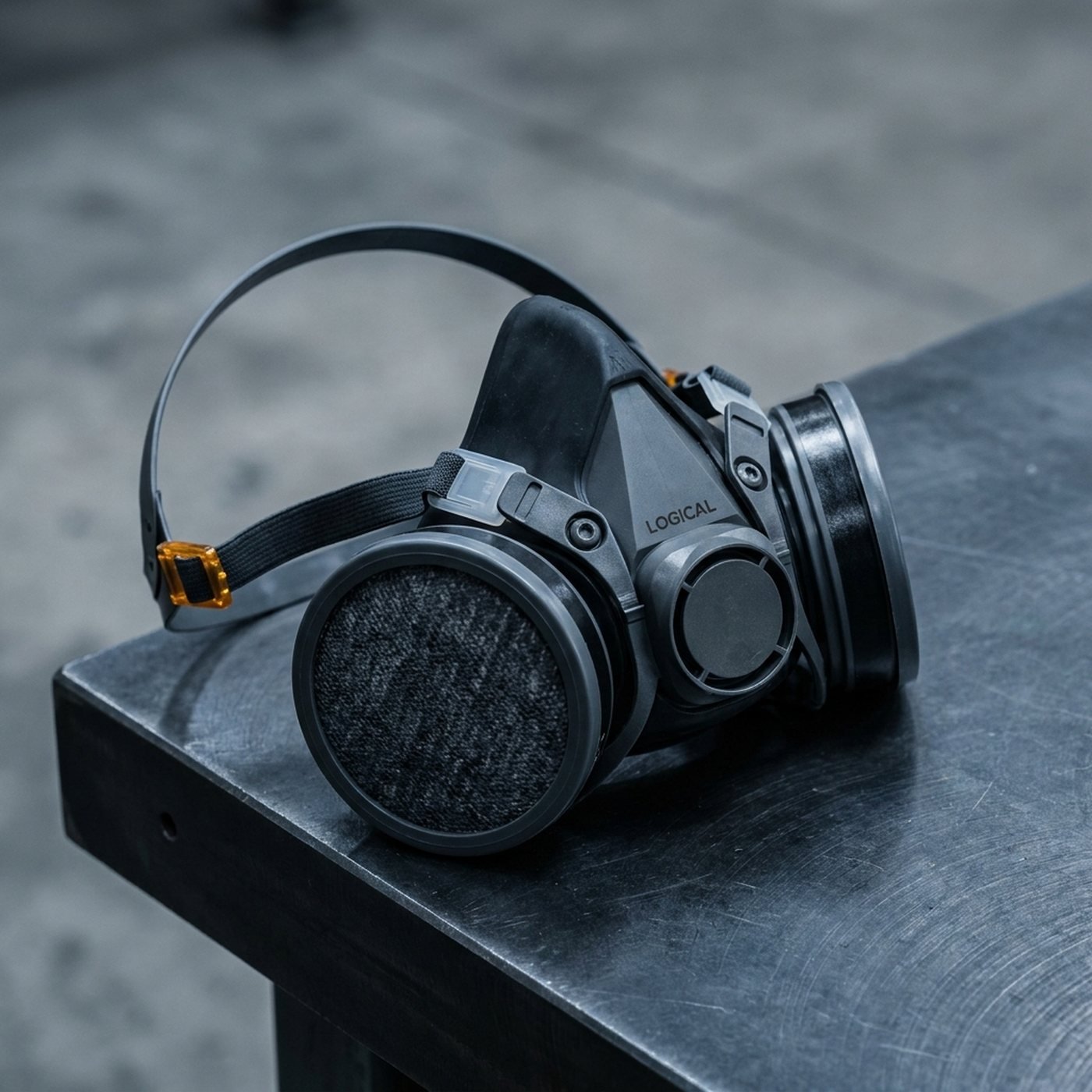 Half-Mask Respirator — Reusable, Medium, with P100 Cartridges